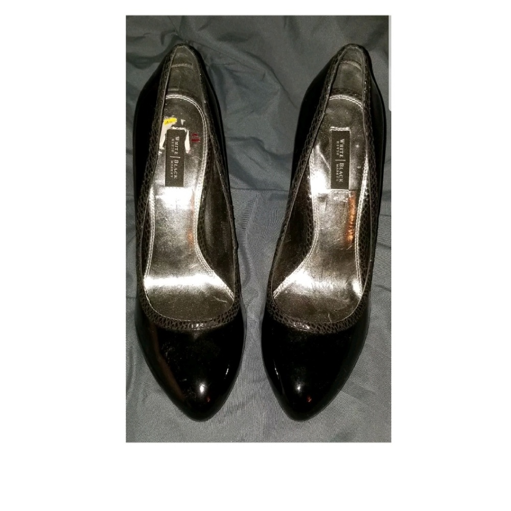 Black Patent Stiletto Heels